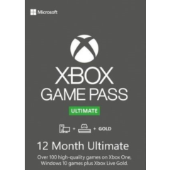 Xbox Game Pass Ultimate | 12 Месяцев PC+XBOX | Онлайн - Играете через свой аккаунт