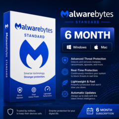Malwarebytes Standard (6 месяцев) Windows, Mac
