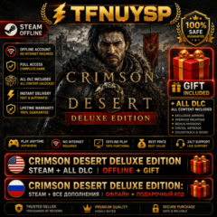 ⚡ CRIMSON DESERT DELUXE EDITION: Steam + все дополнения | Офлайн + подарочный код