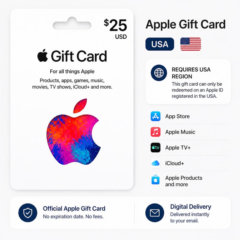 Apple Gift Card USA