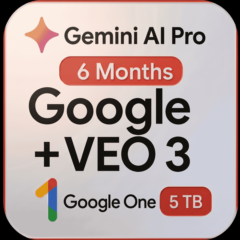 Google AI Pro на 6 месяцев | Antigravity | Gemini 3.5 + Veo + 5 ТБ | Ссылка на подаро