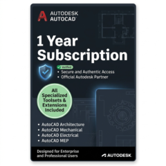 Autodesk AutoCAD | 1 год подписки | Все расширения включены