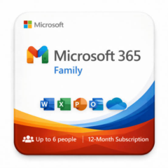 Microsoft Office 365 Full Family — 12 месяцев —   (ПК/Mac/телефон)