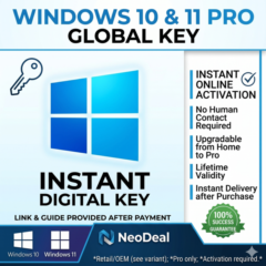 Windows 10/11 Pro Ключ Лицензии | Retail и OEM