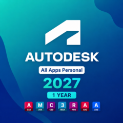 Активация Autodesk All Apps 2027 на 1 год