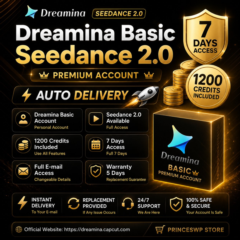 🚀 АВТОДОСТАВКА | DREAMINA BASIC | SEEDANCE 2.0 | 900-1200 КРЕДИТОВ | ЛИЧНЫЙ АККАУНТ