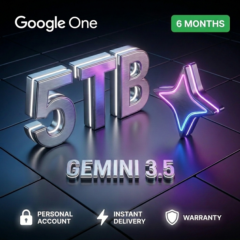 🤖 Google AI Pro (5 TB Storage + Gemini 3.5/ Veo 3.1/ Omni) 6 месяцев Подписка