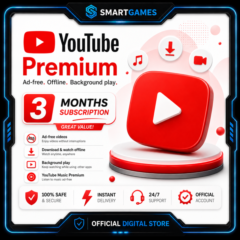 🎬 YouTube Premium для одного на 3 месяца - Ссылка для активации - МИРОВОЙ