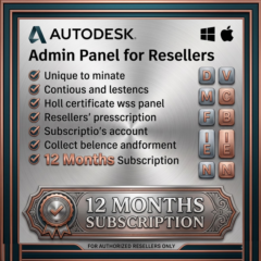 Autodesk Admin Panel (3000 пользователей) • Все приложения • 1 год