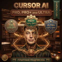 ⭐ Cursor AI Pro | Самая низкая цена | Скидка 50% | Безопасная активация