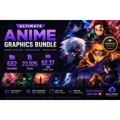 Ultimate Anime Graphics Bundle | 23 000+ файлов|Коллекция 52 ГБ | Мгновенная загрузка