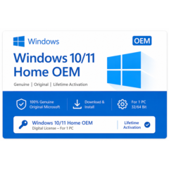 Windows 10/11 Home OEM | Онлайн-ключ активации