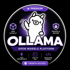Подписка Ollama Cloud AI Pro / Max | 1 месяц | Огромная скидка | Быстрая доставка |