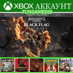 Assassin&acute;s Creed Black Flag Resynced + Gothic 1 + GTA V + Cyberpunk 2077 XBOX АРЕНДА