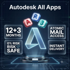 Autodesk All Apps 12 Months 💎 (Private Account) + 3 Months BONUS [0% Risk] ⚡️