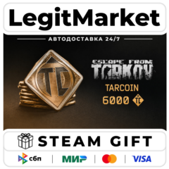 DLC Escape from Tarkov: TarCoin Ingame Currency - 6000 / Steam АВТО / РУ + МИР