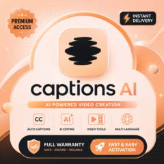CAPTIONS.AI: Премиум-доступ | Подписка Max / Scale | 1 месяц | Личный аккаунт |