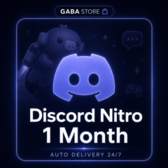 Discord Nitro - 1 Month / Official Ключ / Все регионы | АВТОВЫДАЧА 24/7
