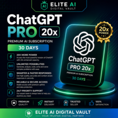 ChatGPT Pro 20x | Премиум AI Подписка | Доступ на 30  Продление на существующий аккау