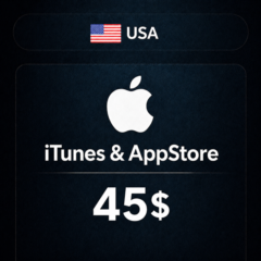 🍎 Подарочная карта Apple iTunes (USA) 45$