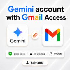 Gemini AI |  аккаунт + Подтвержденный доступ к Gmail (без подписки)