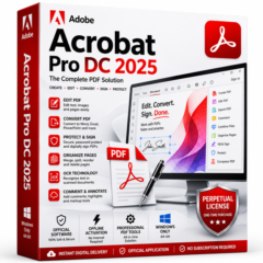Adobe Acrobat Pro DC 2025 Professional | Ключ бессрочной лицензии