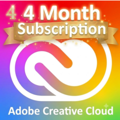 Adobe Creative Cloud | 4 месяца | Личный аккаунт