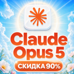[АВТО] CLAUDE OPUS 5 | 80% дешевле | API ДОСТУП | Пополнение баланса