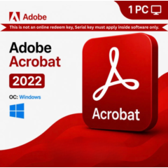 Adobe Acrobat Pro DC 2022 Windows 1 Device Lifetime Key