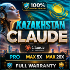 🇰🇿 KAZAKHSTAN CLAUDE PRO • MAX 5X • MAX 20X | 100% Новый Аккаунт из Казахстана | ПО