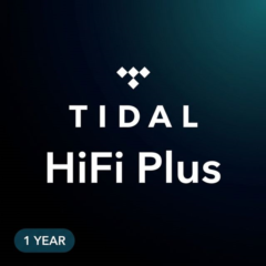 Глобальная гарантия Tidal HiFi Plus на 12 месяцев