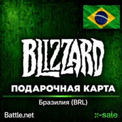 [АВТОВЫДАЧА] Карта Blizzard Battle.net (BR) Бразилия. НИЗКАЯ ЦЕНА✅