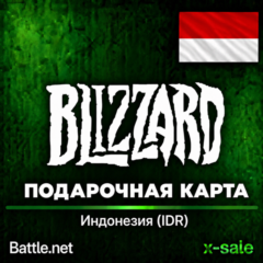 [АВТОВЫДАЧА] Карта Blizzard Battle.net (ID) Индонезия. НИЗКАЯ ЦЕНА✅