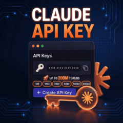 🚀 API Claude Opus 4.7 ⚡ · Токены · Ключ API Claude (лимит в 15–250 млн токенов)