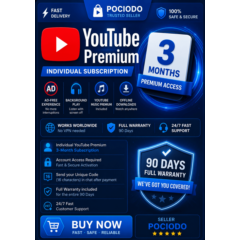 YouTube Premium 3 мес — Индивидуальный | Гарантия | GLOBAL