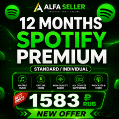 SPOTIFY PREMIUM 12 МЕСЯЦЕВ ИНДИВИДУАЛЬНЫЙ / СТАНДАРТНЫЙ ЛУЧШАЯ ЦЕНА РАБОТАЕТ В РОССИИ