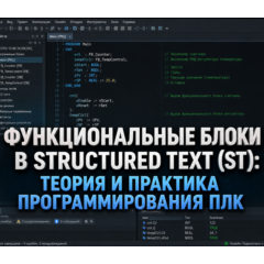 Функциональные блоки в Structured Text (ST): теория и практика программирования ПЛК