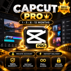 CapCut Pro Premium | Мгновенная доставка 24/7 | Полный доступ | Гарантия