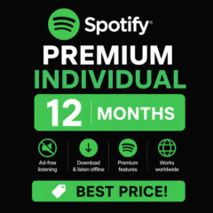 Spotify Premium на 12 месяцев | Пополнение, продление или готовый аккаунт