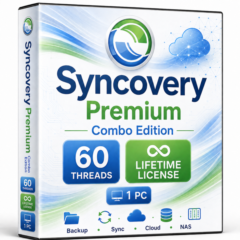 Syncovery Premium Combo 2026 | 60 потоков | Пожизненная лицензия | 1 ПК