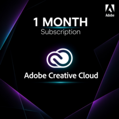 Adobe Creative Cloud ключ активации на 1 месяц