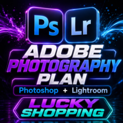 ADOBE PHOTOGRAPHY PLAN | Photoshop + Lightroom | 1 Месяц