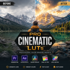 Pro Cinematic LUTs – Профессиональные LUT-пресеты для Premiere Pro