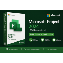 Ключ активации Microsoft Project 2024 LTSC Professional – MAK для телефона | Windows