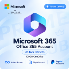 Office 365 – Аккаунт | До 5 устройств | 100 ГБ OneDrive
