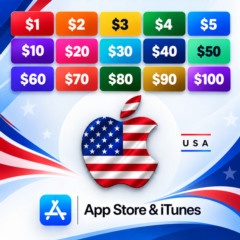 1-100 USD - Apple & iTunes 🍎 - США