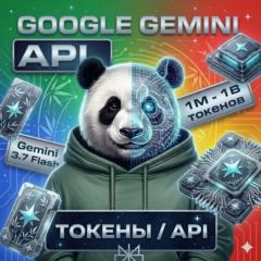 API | GEMINI FLASH 3.7 / 3.6 / 3.5  • PRO 3.1 | АВТО ДОСТАВКА | 1M-1B