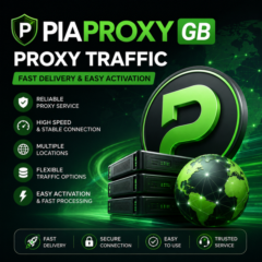 PIA Proxy GB – Прокси-трафик | Быстрая доставка и простая активация | PIAProxy