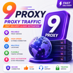 9 Proxy – Прокси-трафик | Быстрая доставка и активация | 9Proxy