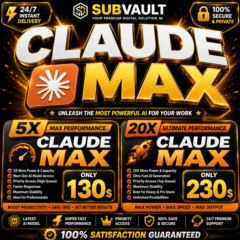 [24/7 АВТО] CLAUDE MAX 5X / 20X | НА ВАШ АККАУНТ | 1М | ПРОДЛЕНИЕ | ПОЛНАЯ ГАРАНТИЯ